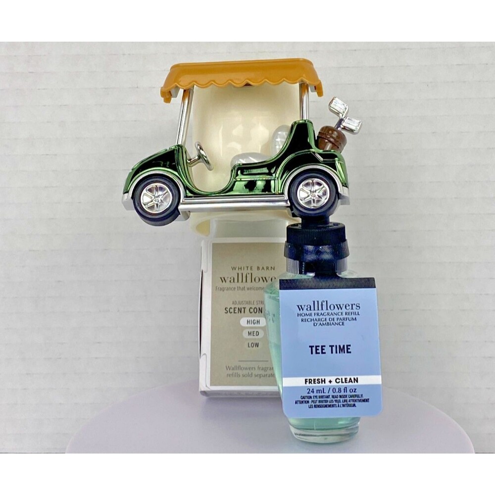 Bath & Body Works Golf Cart Wallflower w/ Scent Control Plug + Tee Time Refill